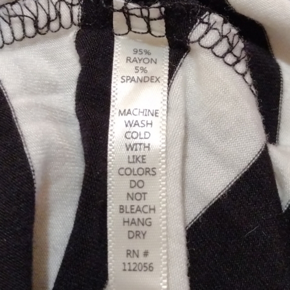 42 Pops Striped Asymmetrical Top - Picture 5 of 5